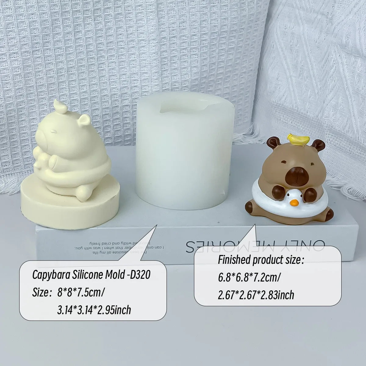 Capybara Silicone Mold – Jelly, Pudding & Baking Mould