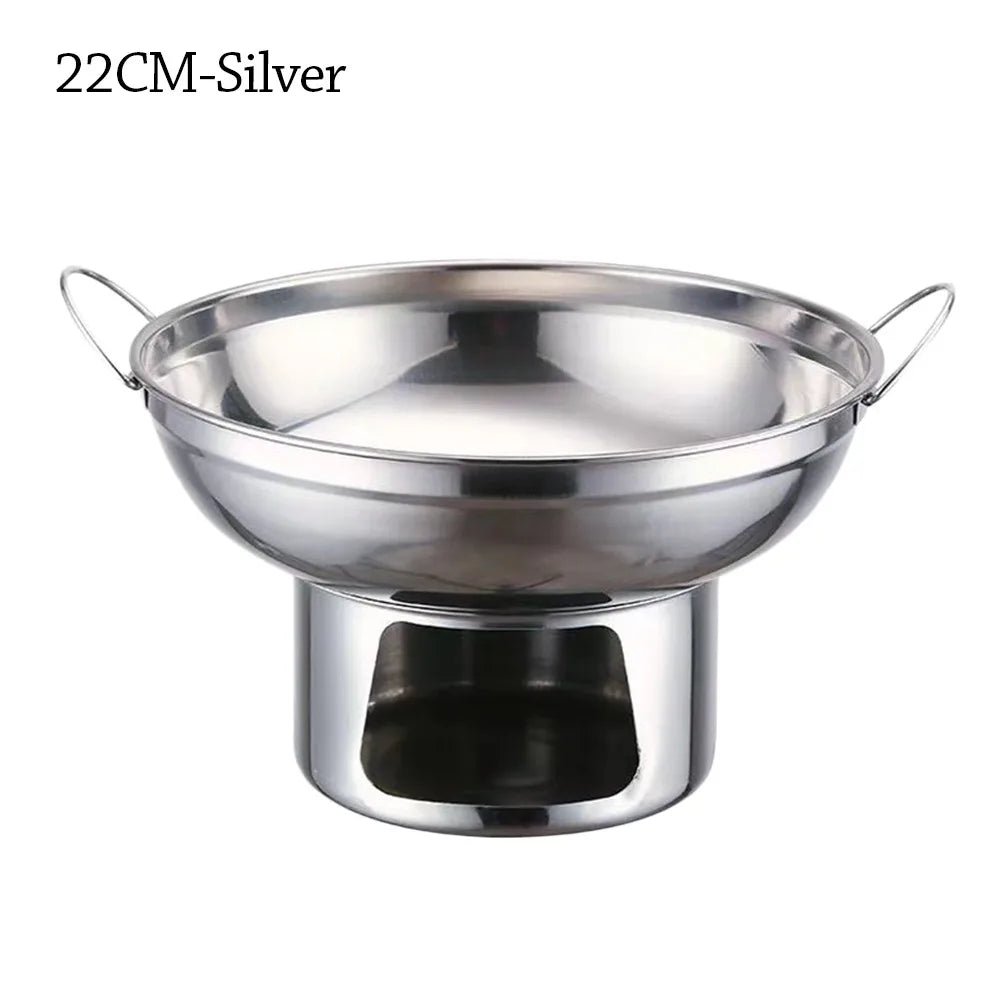 Stainless Steel Hot Pot Double Handles 20/22cm – Kitchen & Outdoor