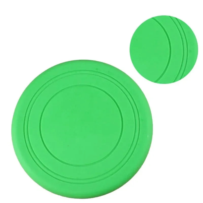 Silicone Flying Disc Dog & Cat Toy – Chew-Resistant Frisbee