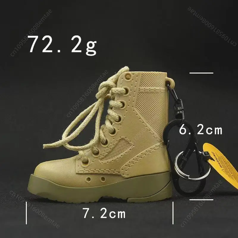Windproof Butane Keychain Lighter – Leather Boot Novelty Design