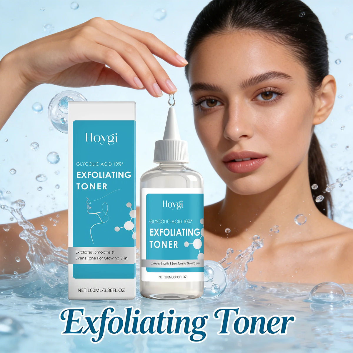 Hoygi Glycolic Acid 10% Toner – Exfoliate & Brighten Skin