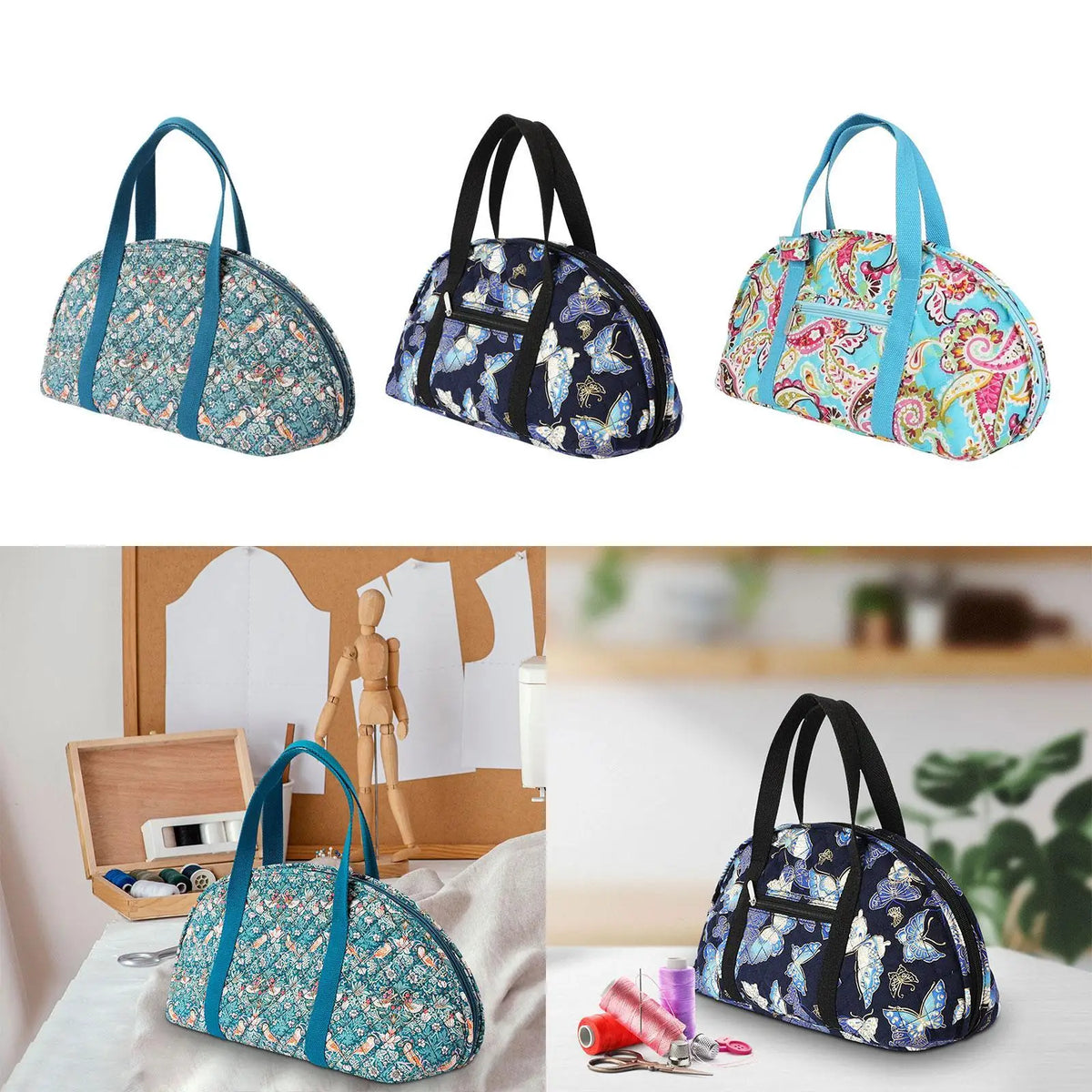 Kesoto Large Knitting Bag – Yarn Tote & Crochet Organizer