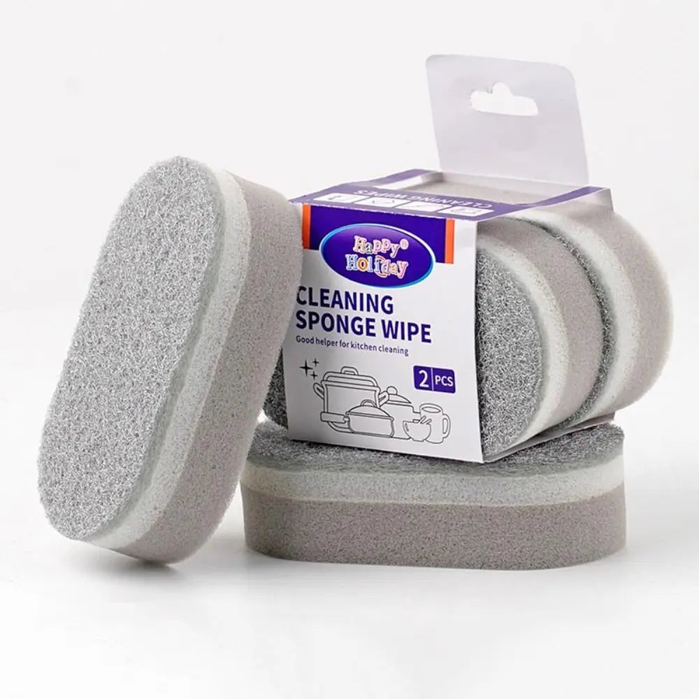 Three-Layer Double-Sided Dishwashing Sponge – 1/2/3 Pack