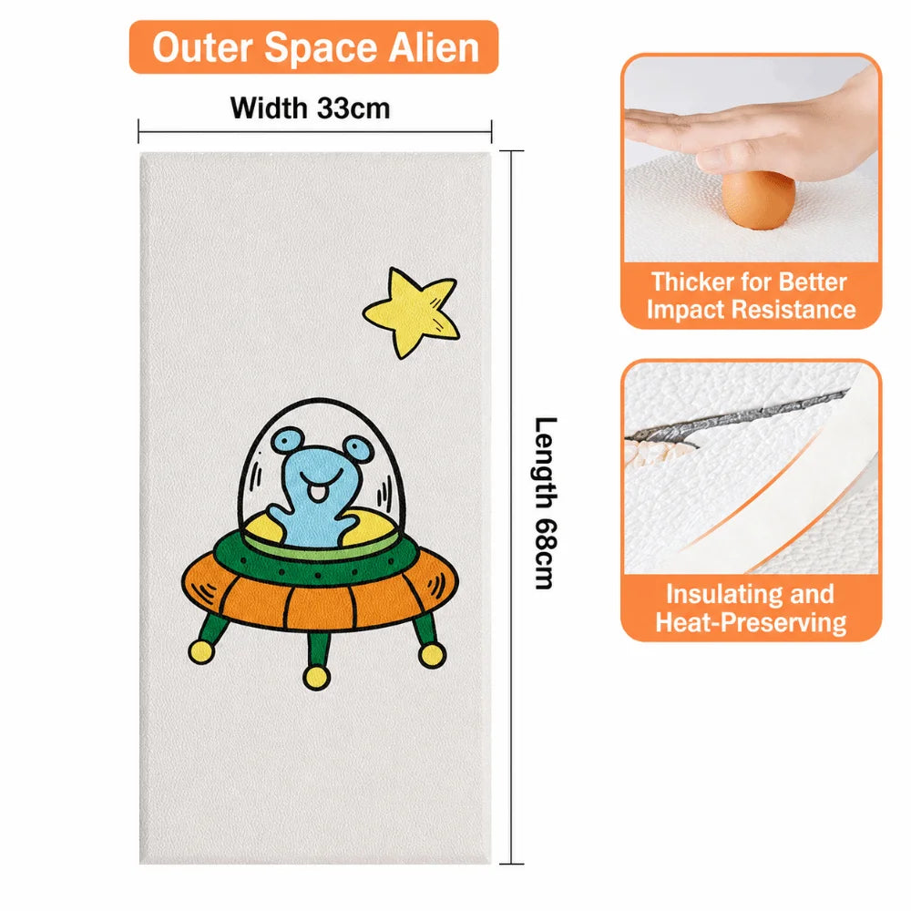 XPE Foam Cartoon Wall Protector Self-Adhesive Bumper Pad