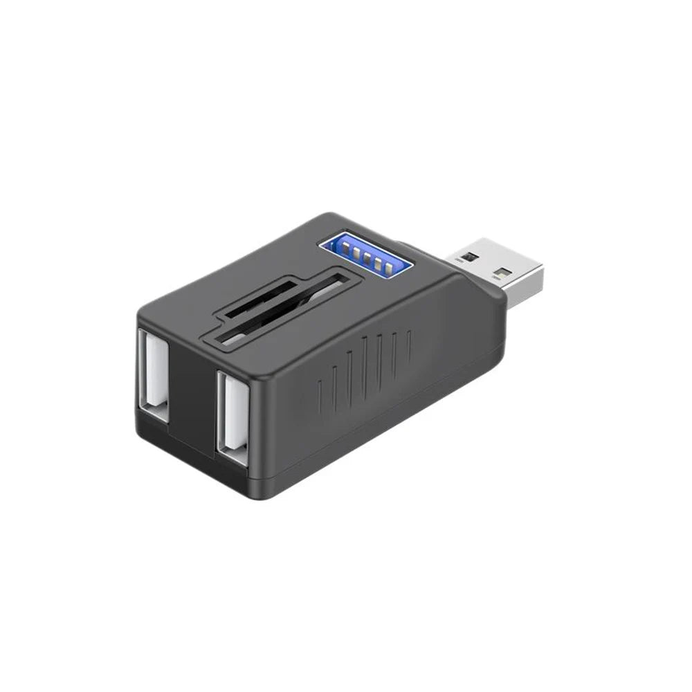 USB 3.0 Hub 5-Port Splitter with TF/SD/MMC Card Reader