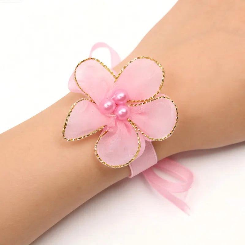 30-Pack 35mm Handmade Satin Ribbon Flowers – Hair & Craft DIY