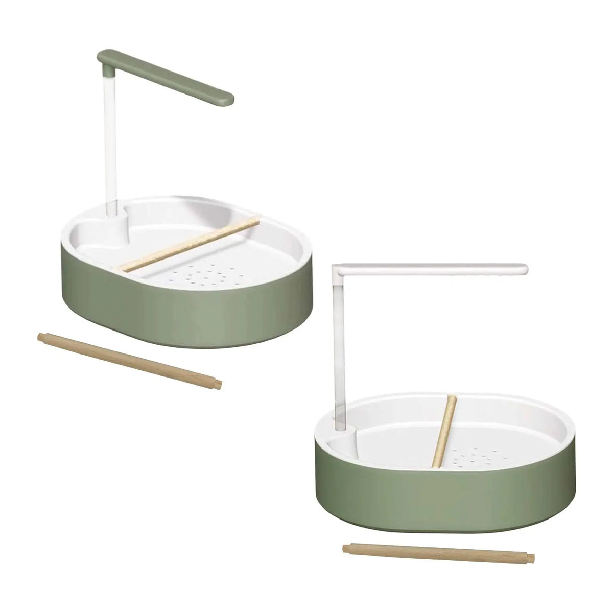 Automatic Parrot Bird Bath Shower with Wooden Perches