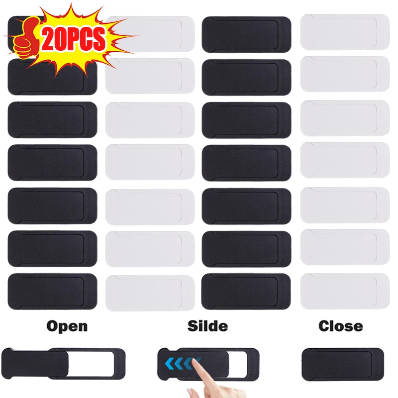 Webcam Cover Shutter Privacy Protector – Universal Sliding