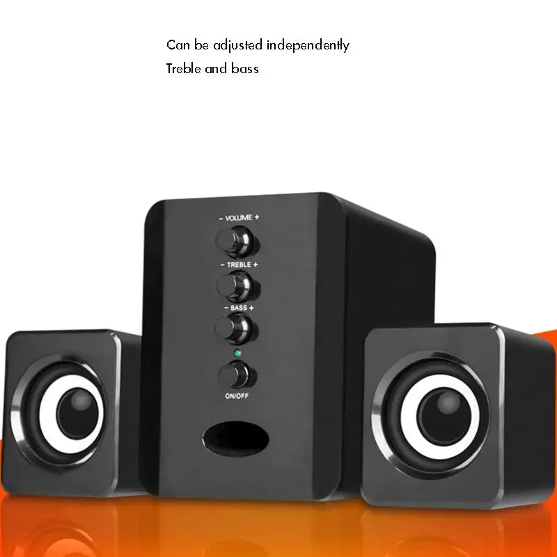 USB Wired Computer Speaker System – Gaming, Music & Multimedia