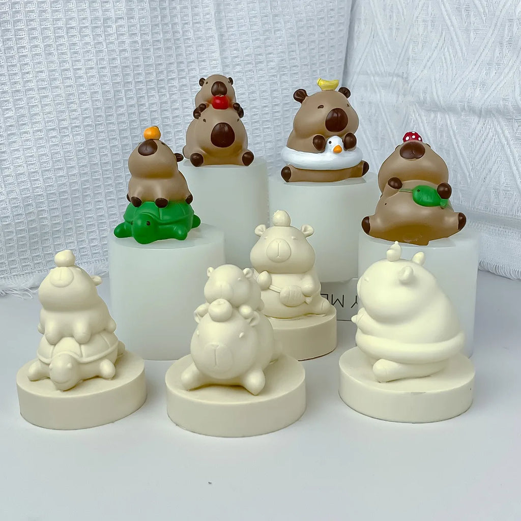 Capybara Silicone Mold – Jelly, Pudding & Baking Mould