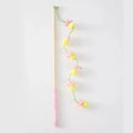 Fruit-Shaped Plush Cat Wand Toy | Wooden Handle Stick