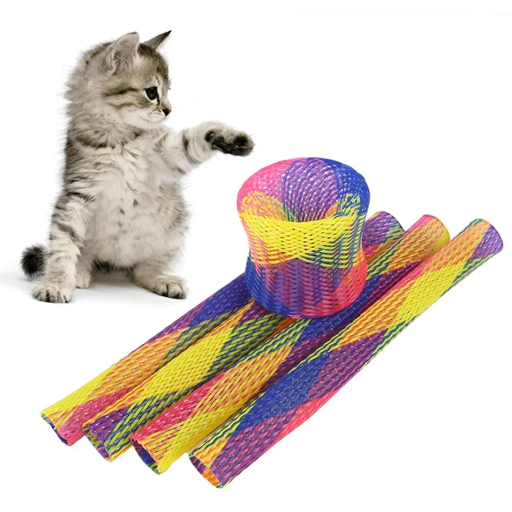 Colorful Cat Spring Toys – Interactive Indoor Cat Play Toy