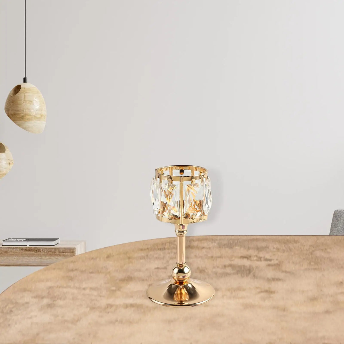 Crystal Candlestick Holder | Table Centerpiece Home Decor