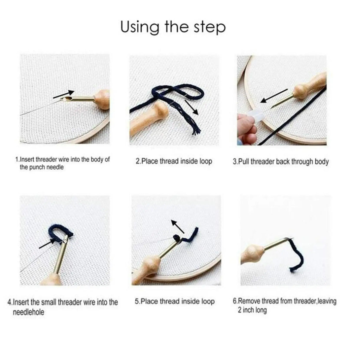 Punch Needle Embroidery Set – DIY Weaving & Craft Kit