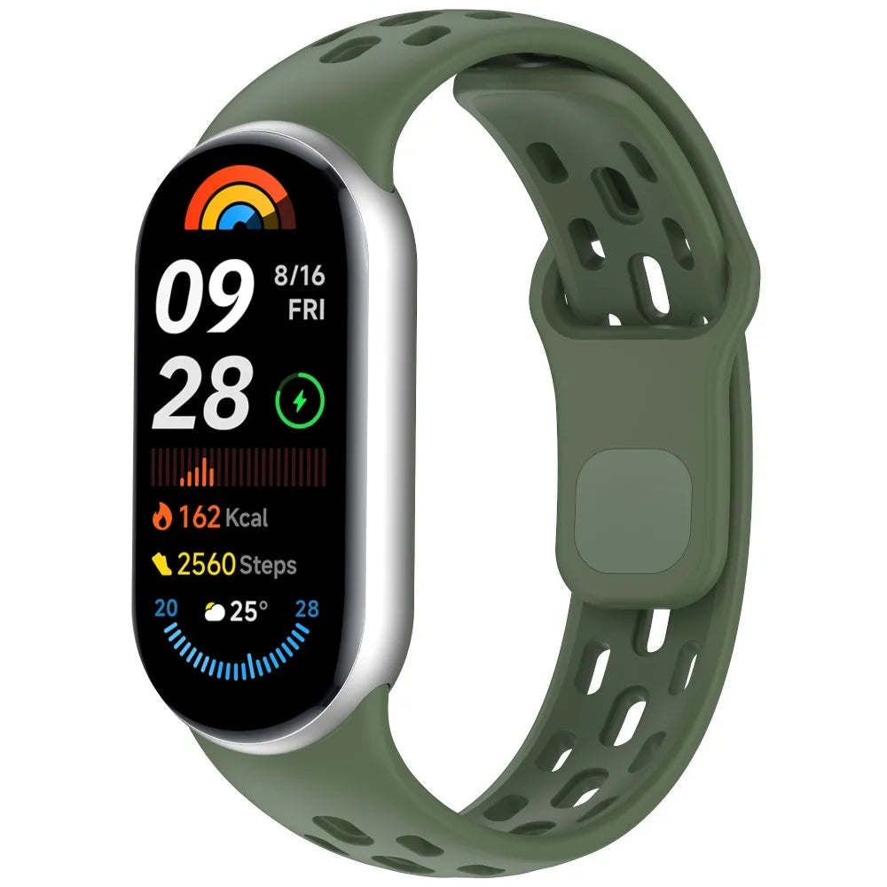 TPU Sport Band for Xiaomi Mi Band 8 9 10 – Breathable Strap