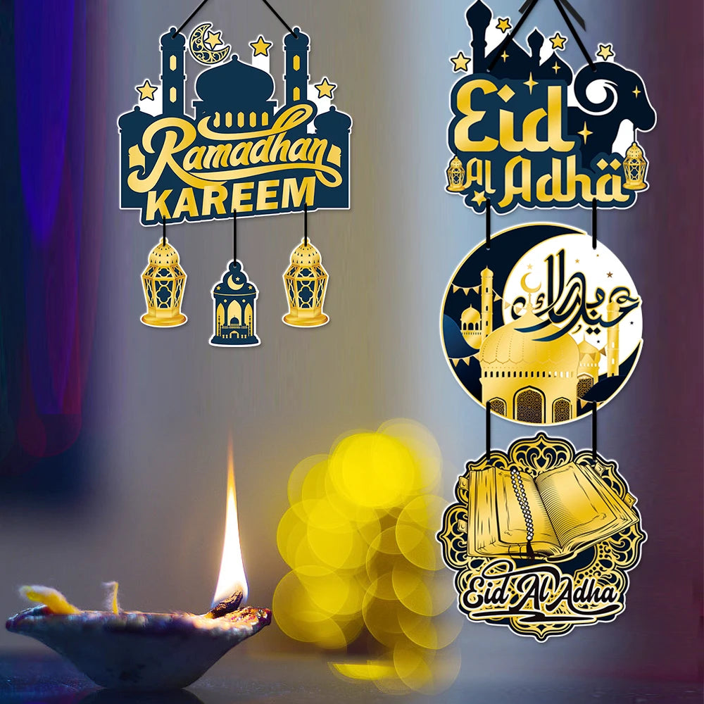 Eid Mubarak Door Hanging Decoration | Ramadan Party Sign