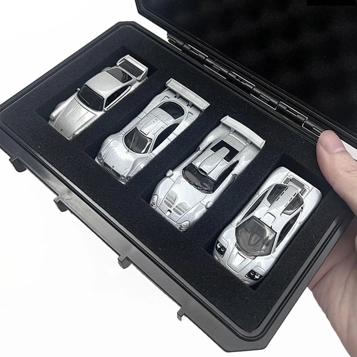 Diecast Model Car Storage Case with Foam Lining | 1:64 Scale