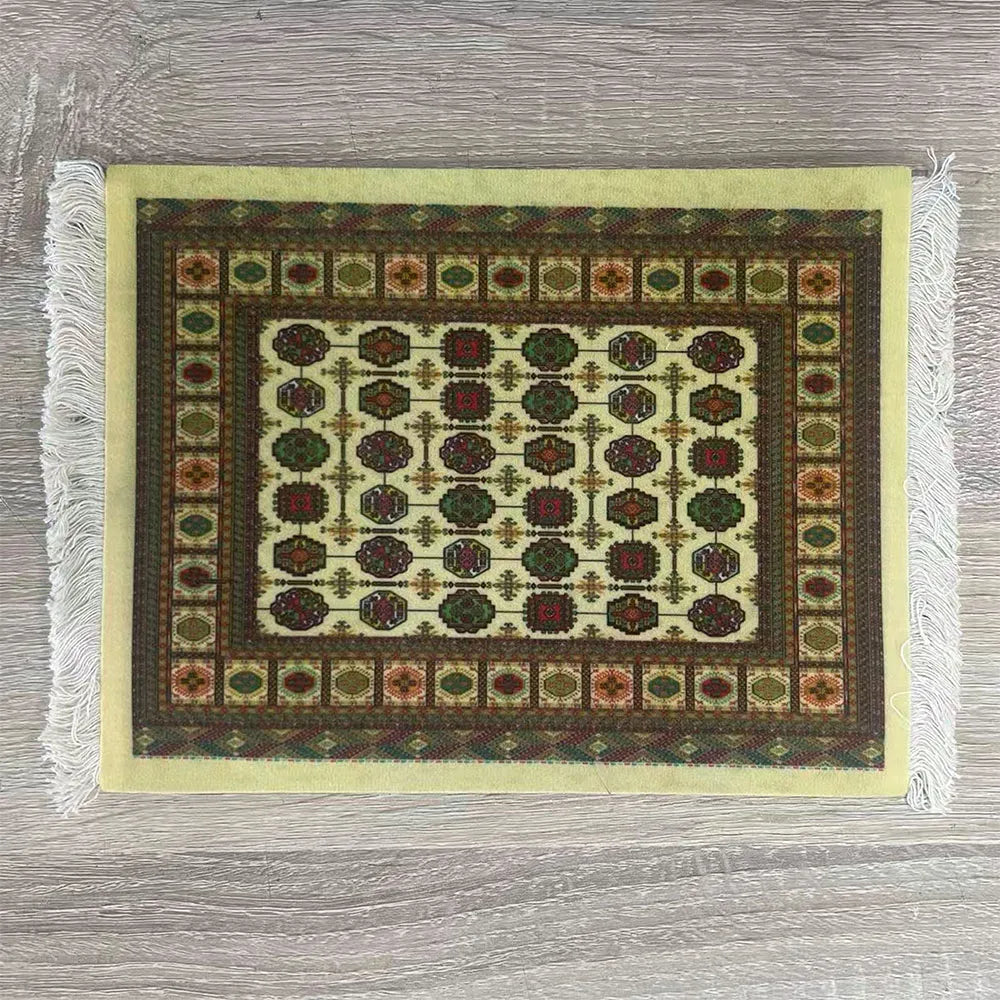 Persian Carpet Mouse Pad – Anti-Slip Rubber Gaming Mat 18×26cm