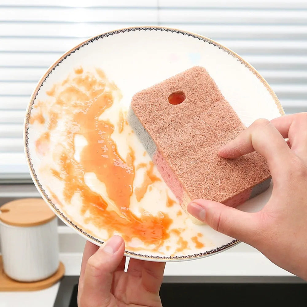 Eco-Friendly Wood Pulp Kitchen Sponge – Dishwashing Scrub Pad