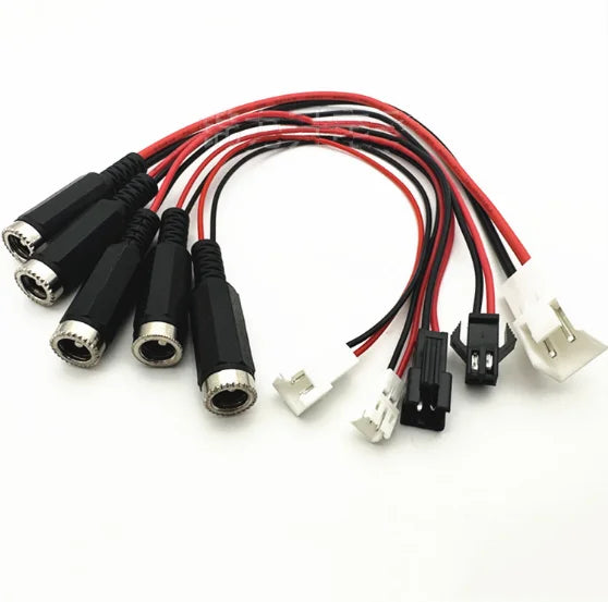 DC 5.5×2.1 Female to XH2.54 PH2.0 Battery Connector Cable 20CM