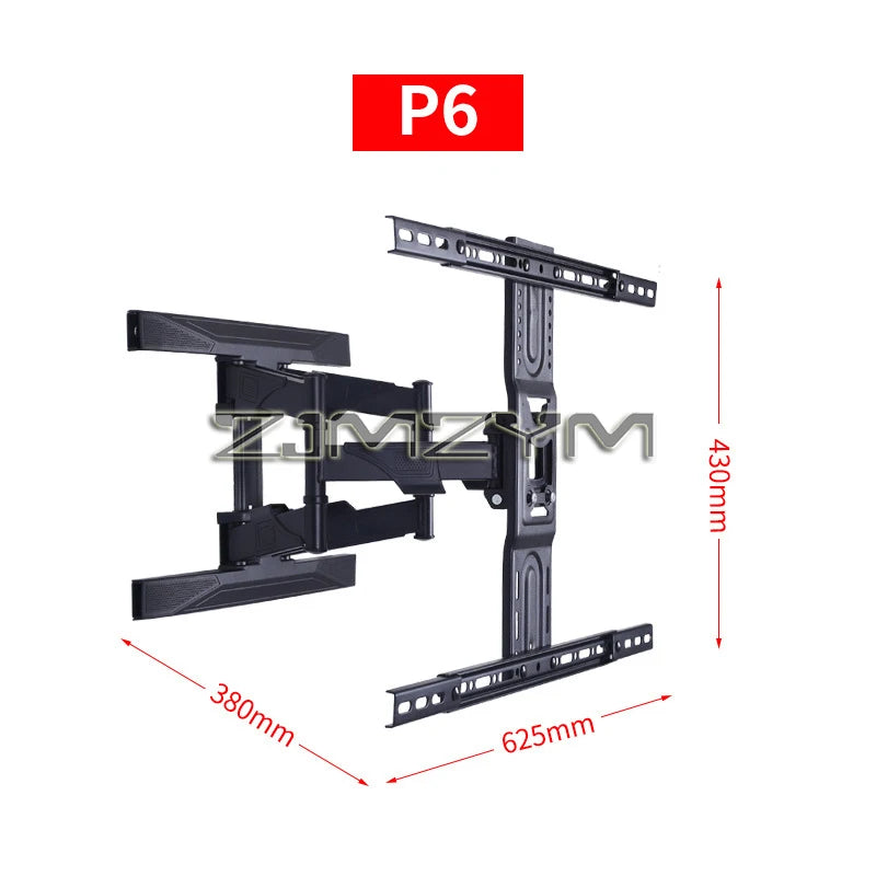 P6 Tilt Swivel Ultra-Slim TV Wall Mount Bracket 32–75 Inch