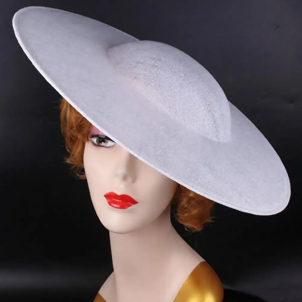 40cm DIY Fascinator Base – Women's Wedding Hair Clip & Hat