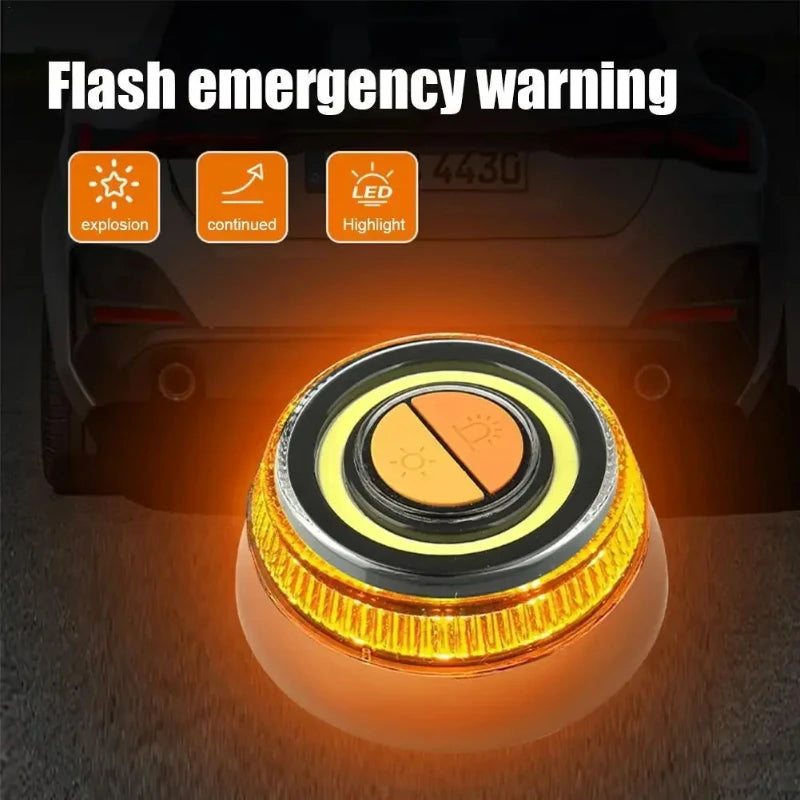 Magnetic LED Emergency Flashing Warning Light for Vehicles