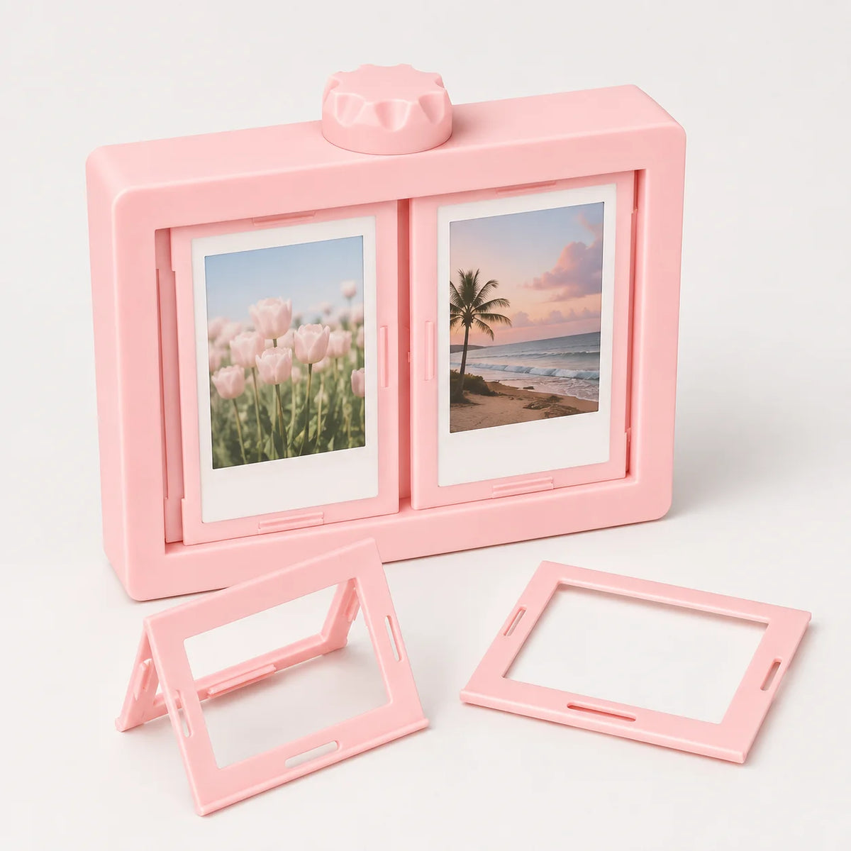 Rotating 3D Flip Photo Album Frame | Desktop Picture Display