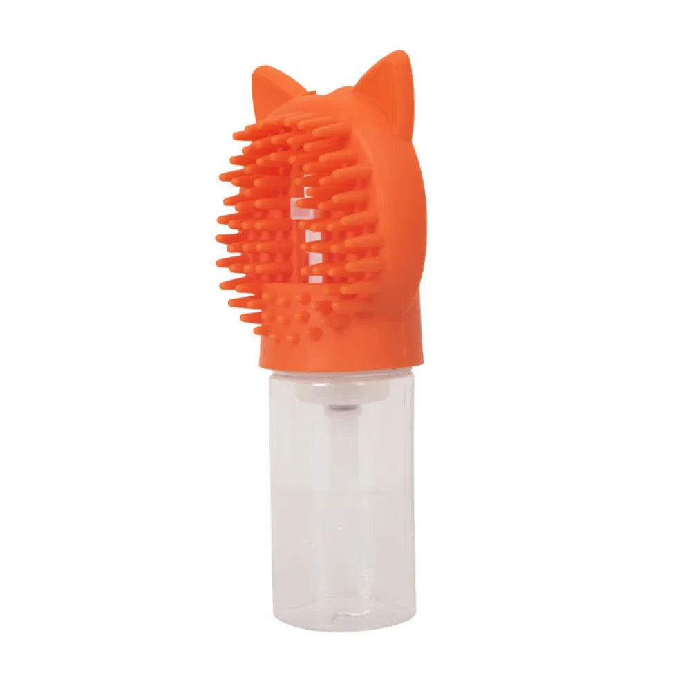 TPE Pet Bath Brush – Foaming Massage & Soap Dispenser