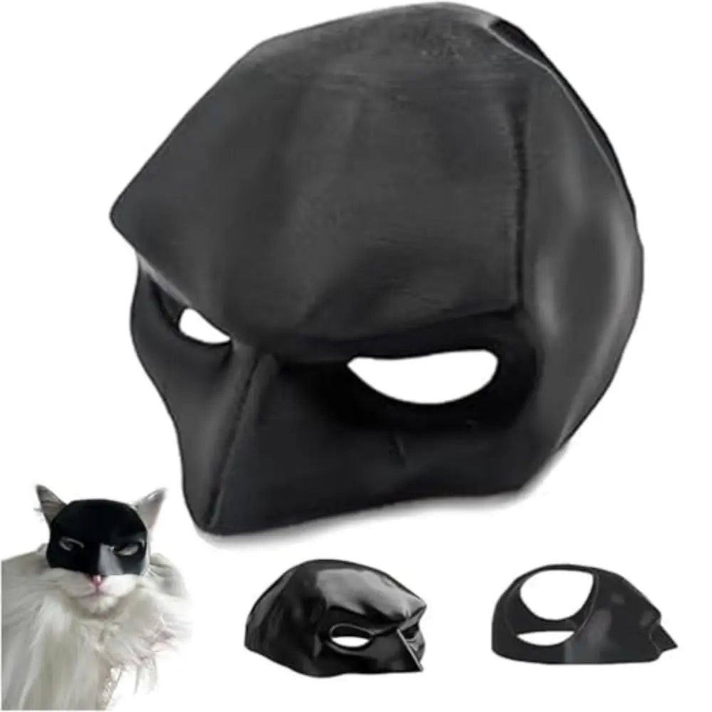 Bat Superhero Cat & Dog Halloween Mask – Pet Photo Prop