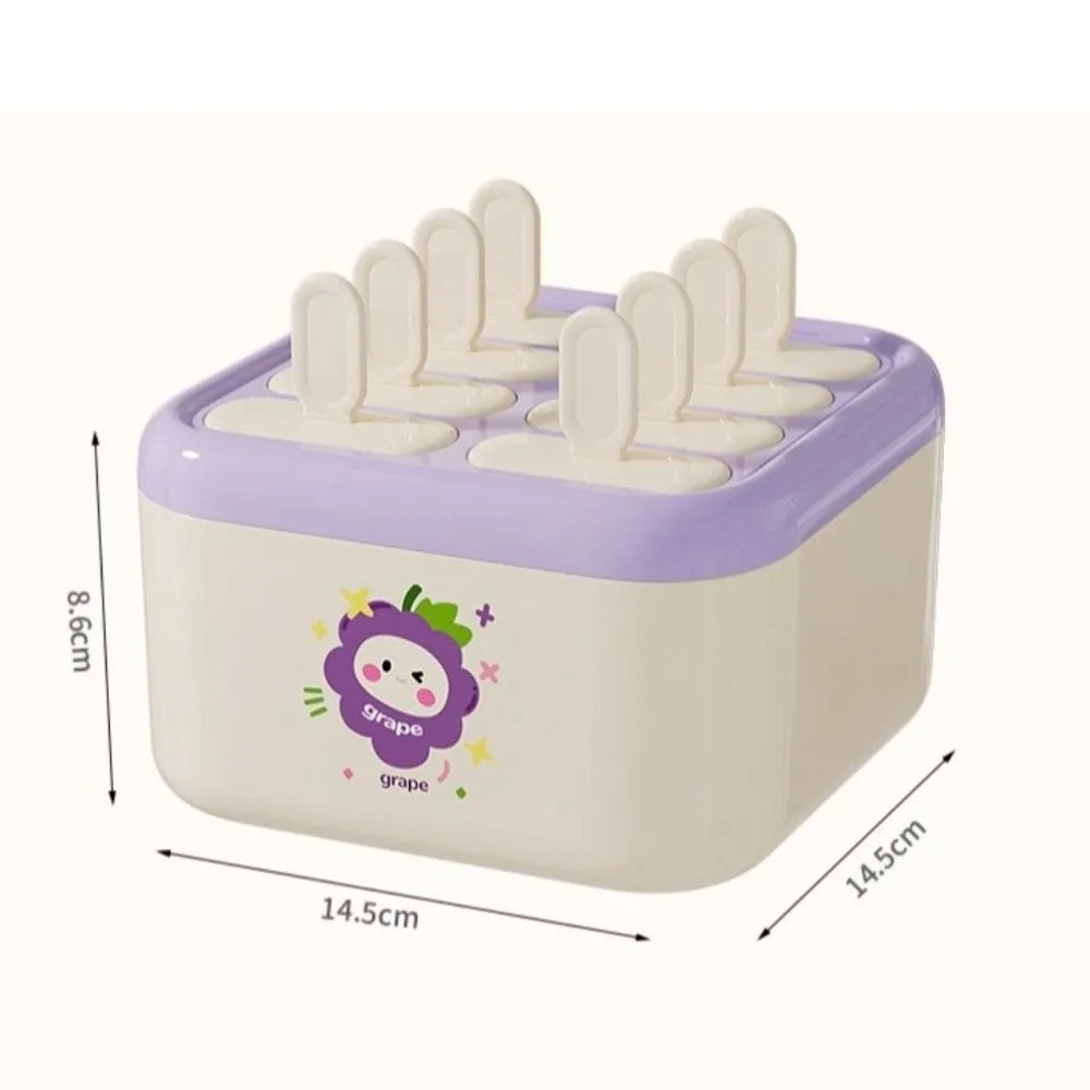 Reusable DIY Popsicle Mold with Lid – Ice Cream Cube Tray