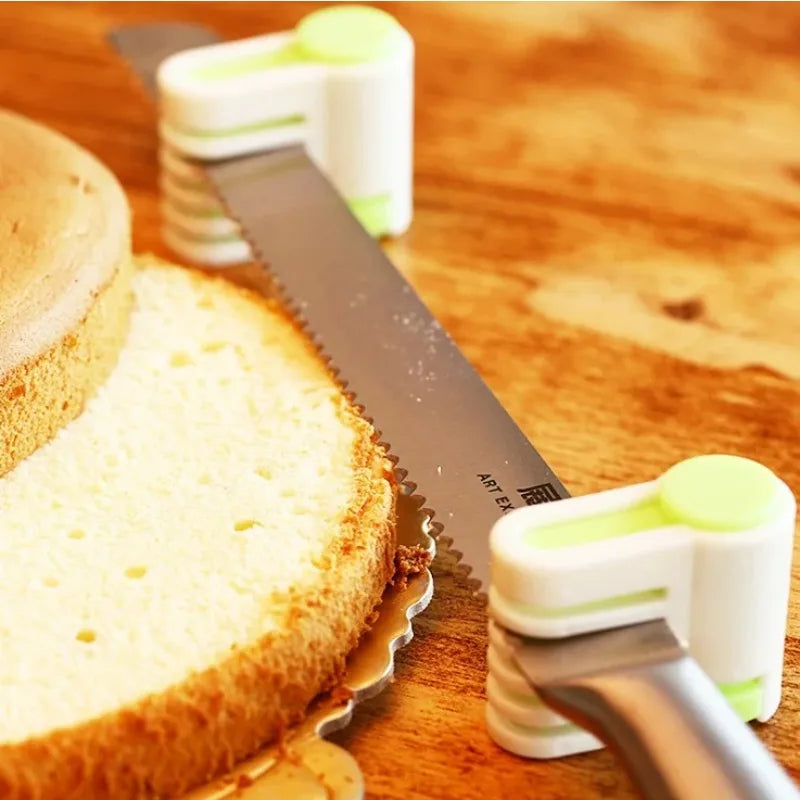 5-Layer Bread & Cake Slicer – Food-Grade Plastic 2-Pack