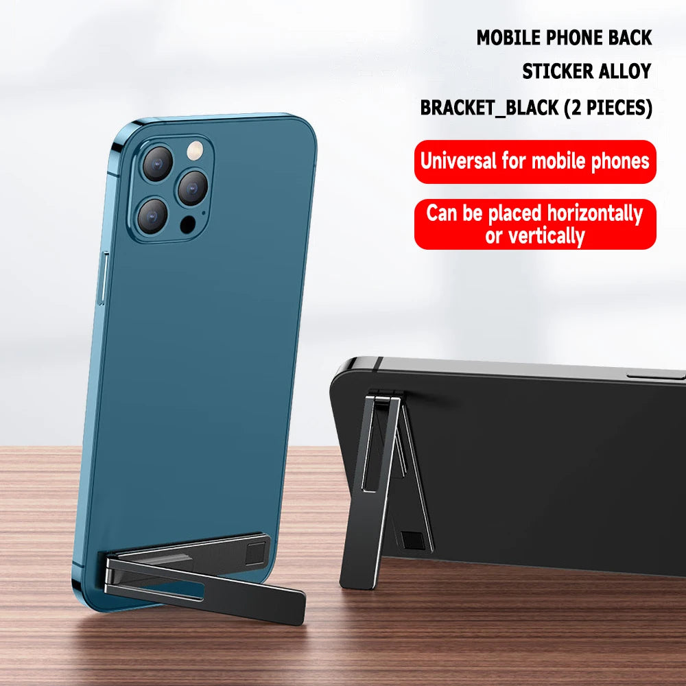 AKABEILA Ultra-Thin Metal Folding Phone Stand & Desk Holder
