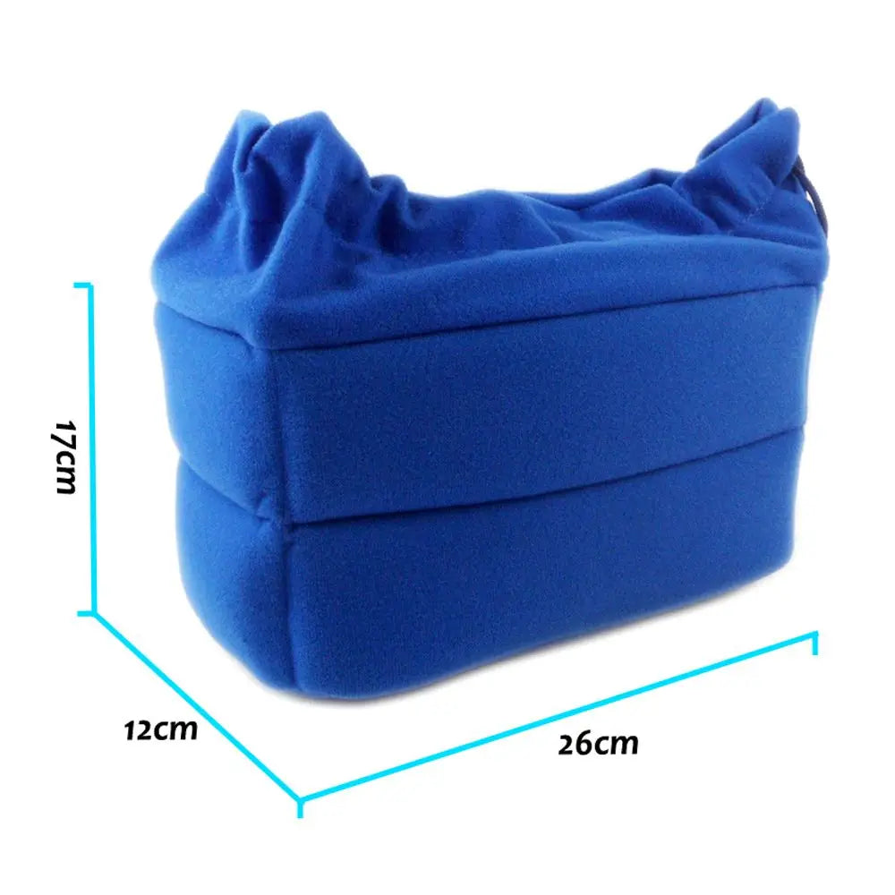 Velvet Camera Insert Bag – Padded DSLR Lens Protective Case