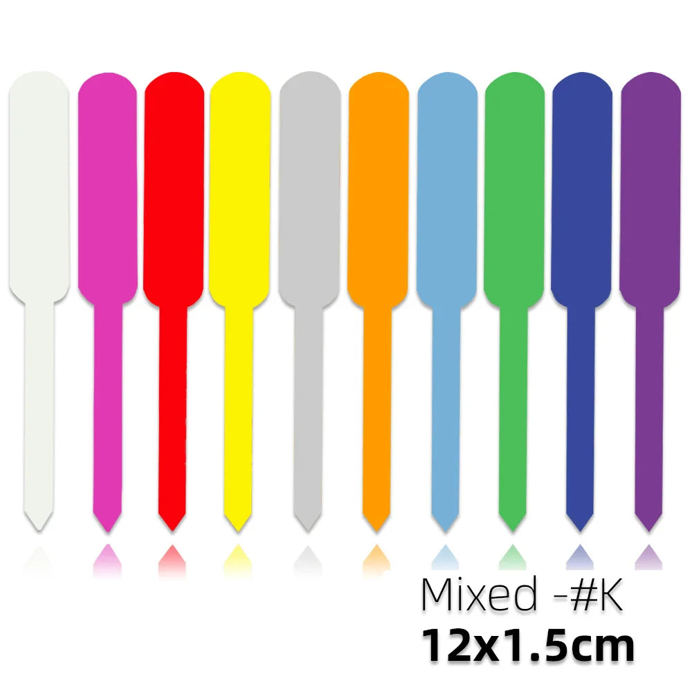Waterproof PVC Plant Tags – Colorful Nursery Markers & Labels