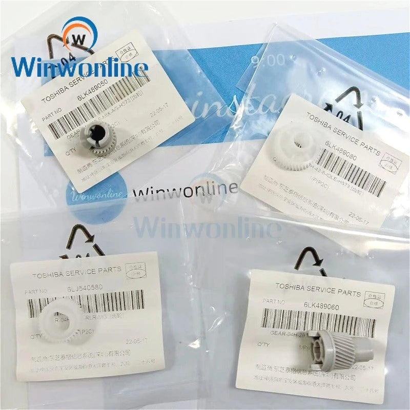 6-Pack Developer Gear for Toshiba e-STUDIO 2505–5015AC | OEM Fit