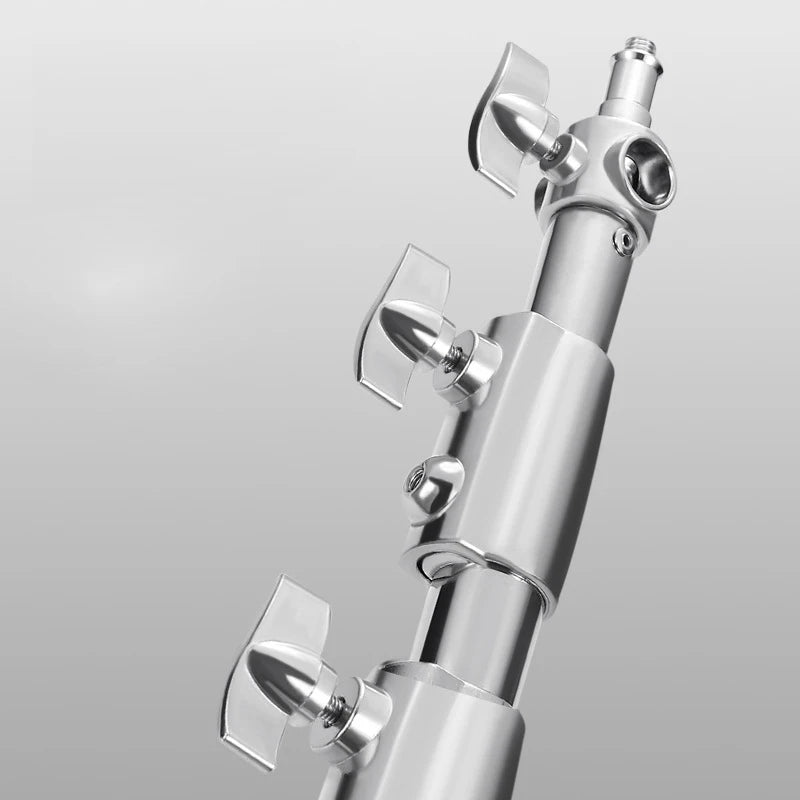 2.1M Heavy Duty Photography Light Stand | Spring Cushioned Tripod