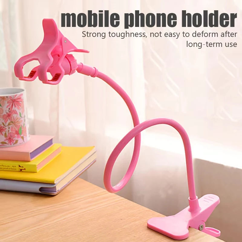 360° Flexible Gooseneck Phone Holder Clip Mount Stand