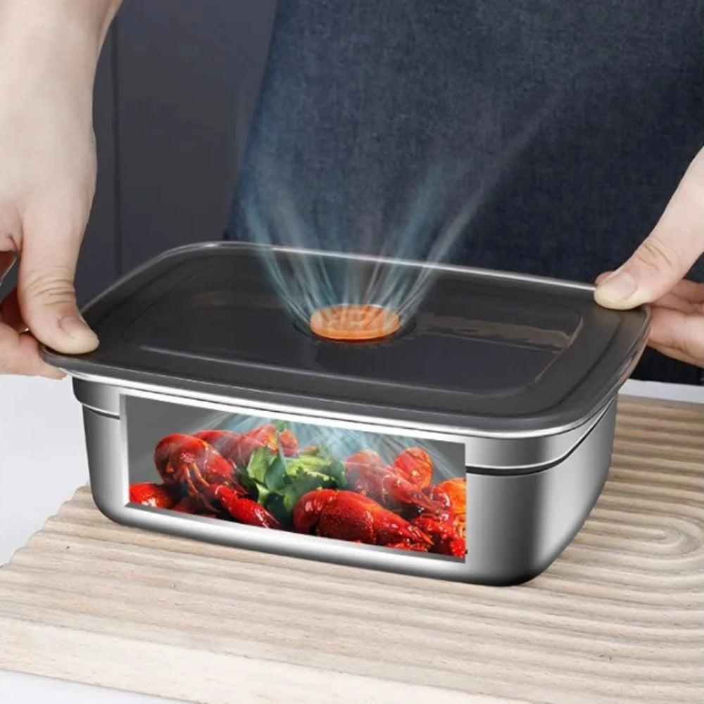 Stainless Steel Leak-Proof Bento Lunch Box – 3 Sizes