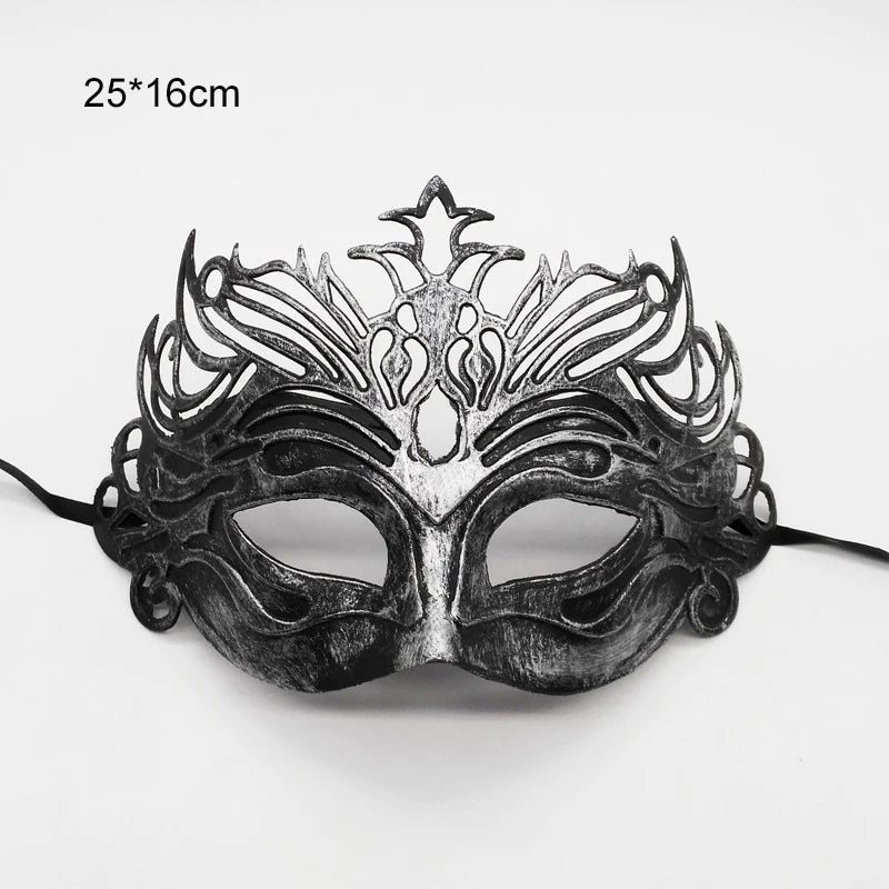Retro Jazz Masquerade Half Face Mask – Halloween Costume