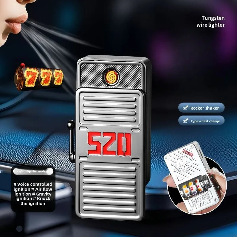 Voice Controlled Windproof Electric Lighter | Men's Gift