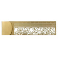 Brass Hollow Stencil Ruler – Bookmark, Measuring & Drawing