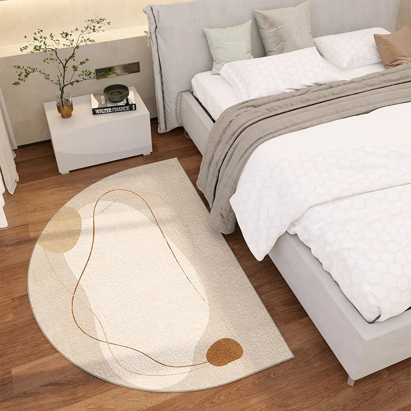 Semi-Circular Anti-Slip Door Mat | Modern Luxury Entrance Rug