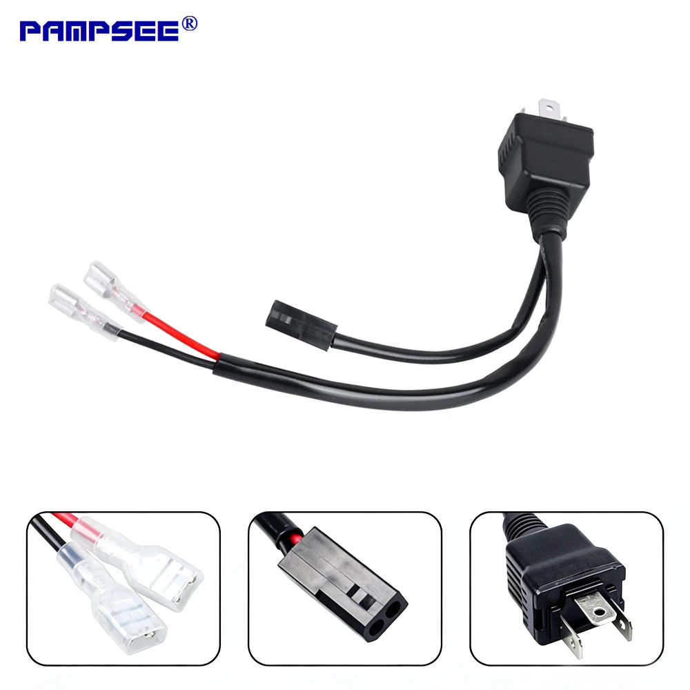 H4 9003 Bi-LED Headlight Relay Wiring Harness Adapter