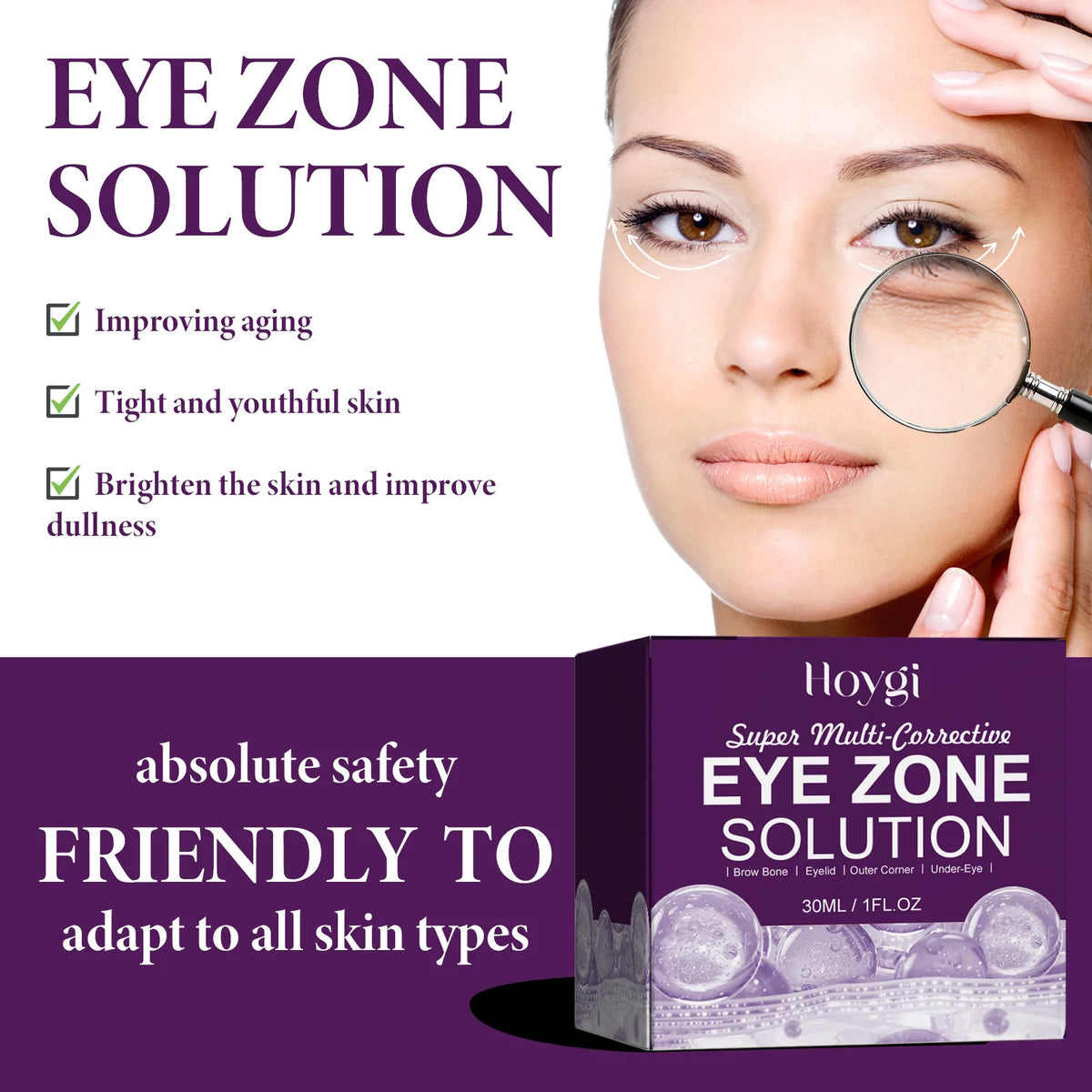 Hoygi Eye Cream – Firm, Brighten & Smooth Eye Area 30ml