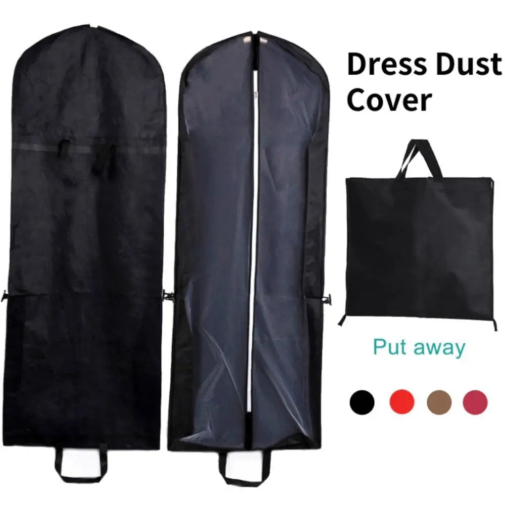 150cm Foldable Dress Garment Cover – Dustproof & Waterproof
