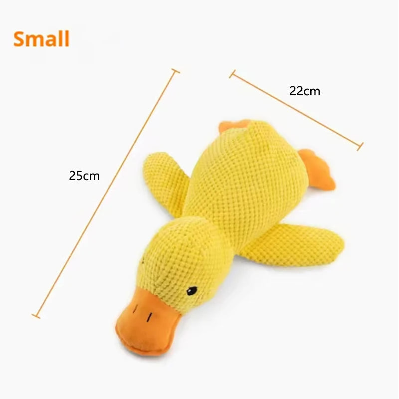 Stomping Duck Dog Toy – Bite-Resistant Squeaky Plush Pet Toy