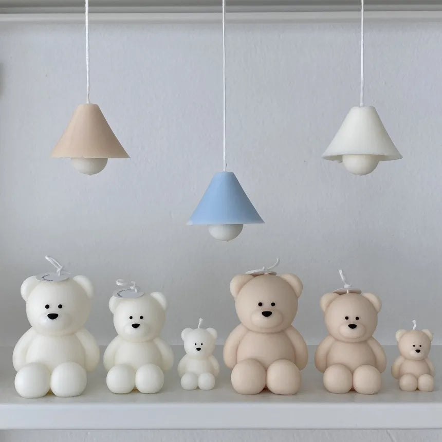 3D Bear Silicone Mold – Candle, Soap & Resin DIY Craft
