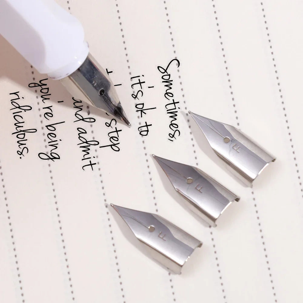 Fountain Pen Replacement Nibs EF 0.38mm & F 0.5mm – 5/10/20 Pack