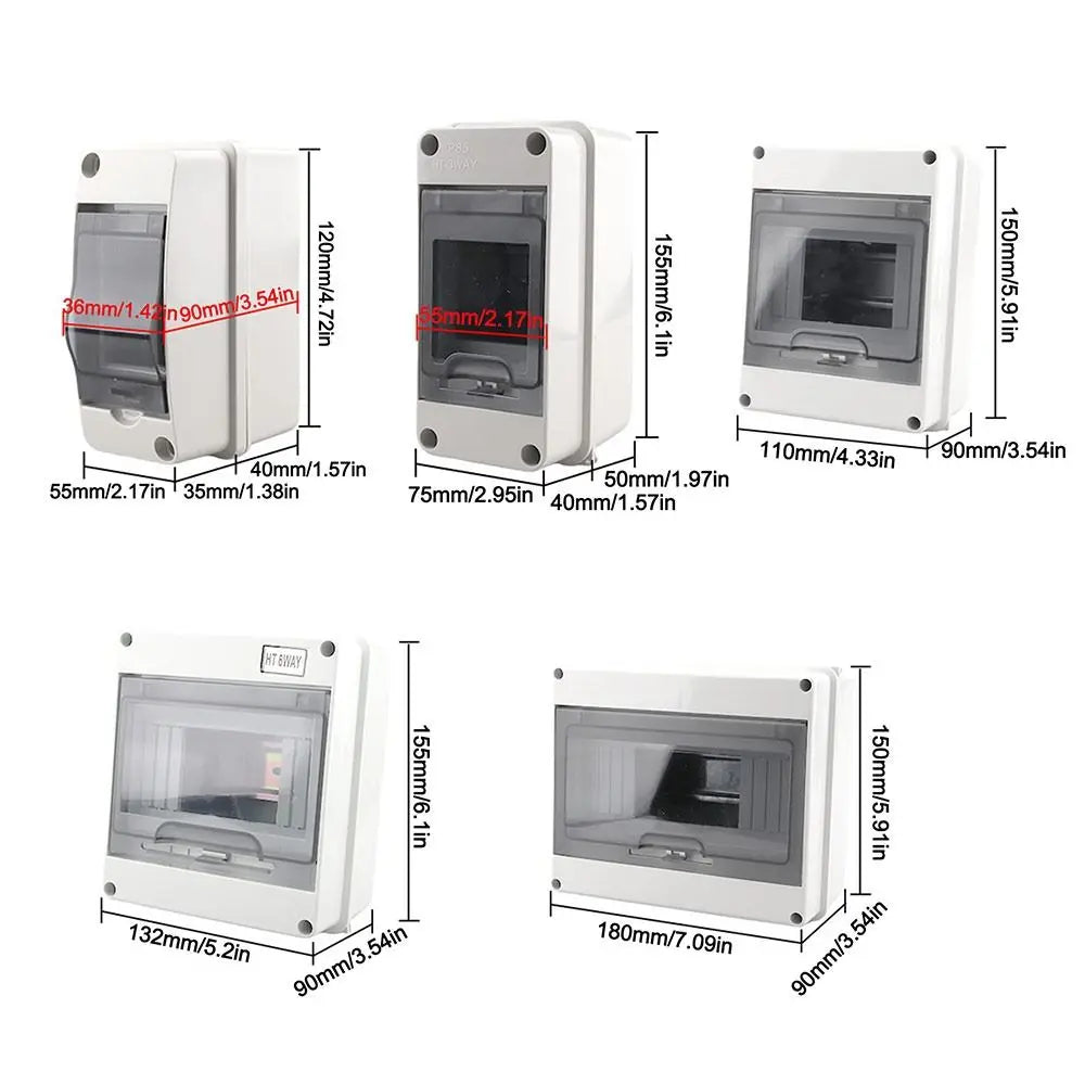 IP65 Waterproof Electrical Distribution Box | Hinged Cover